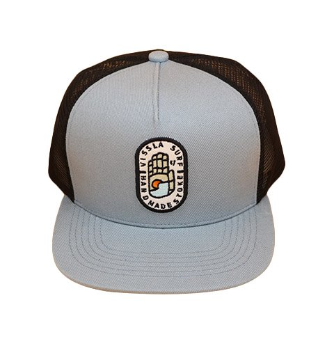 Cotton Embroidery 5-panel Snapback Mesh Cap
